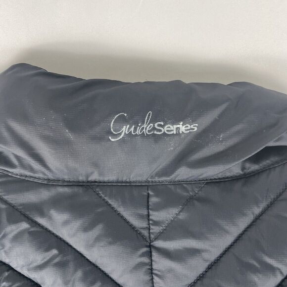 Women's Gander Mountain Guide Series Black Quilted Jacket Sz XL Thinsulate - Picture 3 of 7
